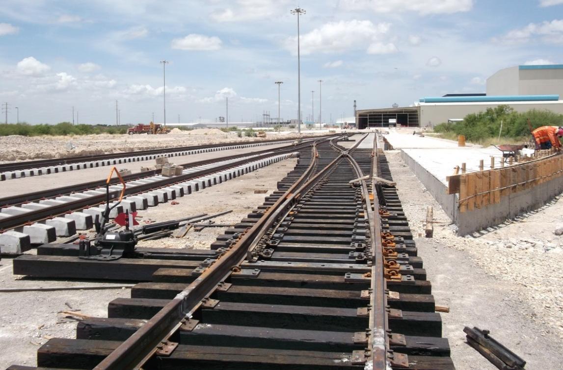 Cambio ferroviario terminado