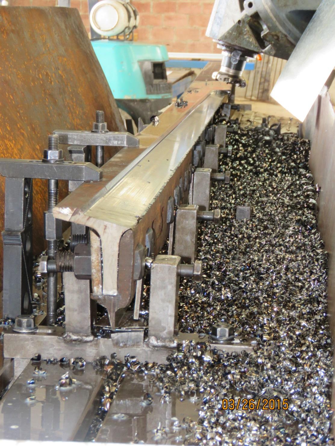 Maquinado CNC de riel