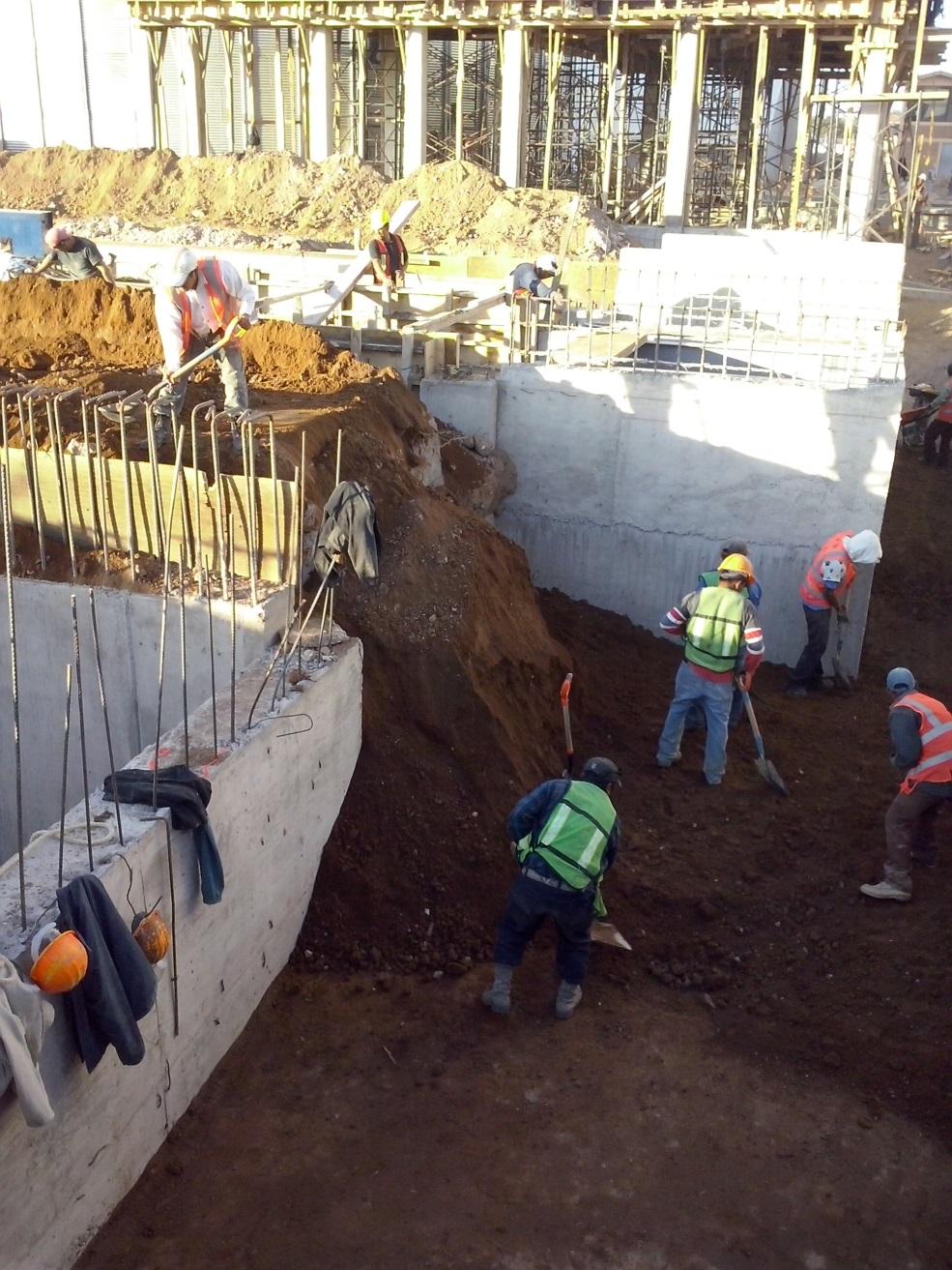 Construcción de obra civil ferroviaria